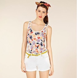 Buy daisy floral vest t shirt