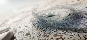 Stadium in a desert climate ©Populous Stadium in a desert climate ©Populous