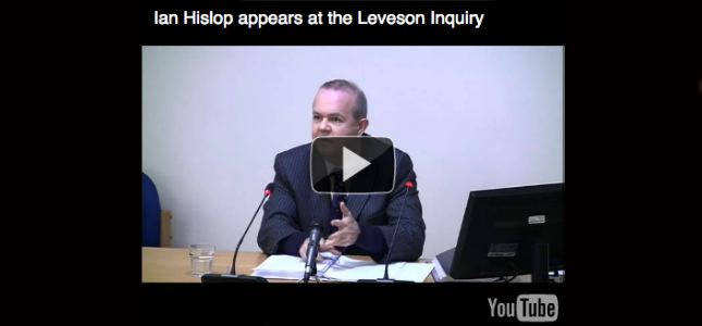 Ian Hislop’s interview with the Leveson Inquiry