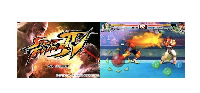 Street Fighter 4 iPhone game
