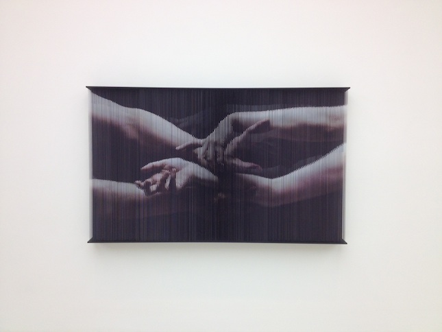 Hong Sung Chul, String Hands, at Korean Eye 2012 at the Saatchi Gallery