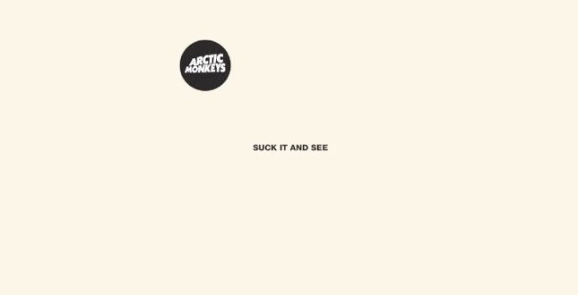 Arctic Monkeys Suck It And See