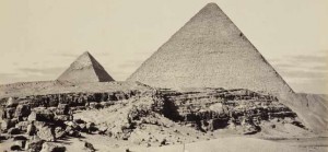 Pyramids at Giza, Cairo, Egypt Francis Bedford - Cairo to Constantinople, The Queen's Gallery, Palace of Holyroodhouse