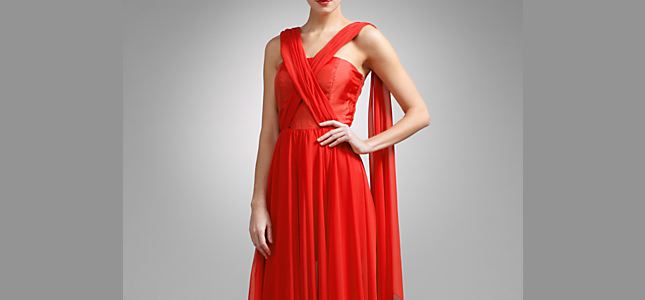 John Lewis Red Party Dress