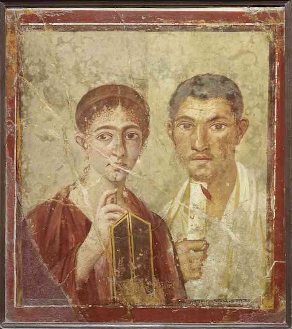 Terentius Neo & Wife - Life and Death in Pompeii and Herculaneum exhibition, British Museum