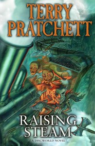 Terry Pratchett, Raising Steam hardback cover Terry Pratchett, Raising Steam hardback cover