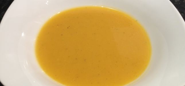 Spicy butternut squash soup