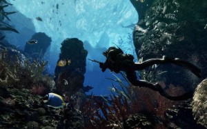 Call of Duty: Ghosts underwater gameplay shot