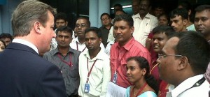 David Cameron in Sri Lanka