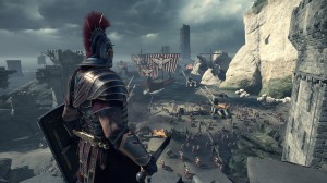 Ryse: Son Of Rome - Marius looking out on his attacking Roman force