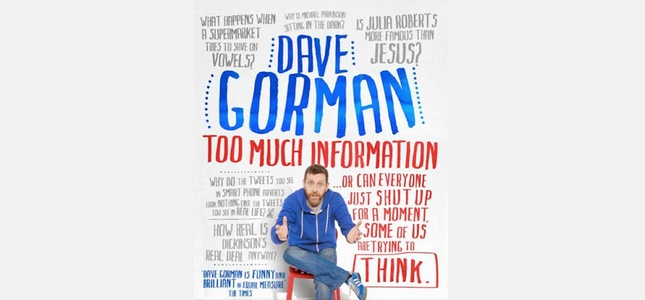 Dave Gorman, Too Much Information paperback cover