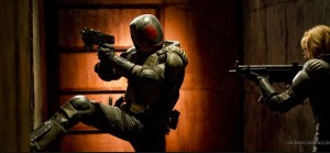 Dredd Blu-ray review Dredd an Anderson on the offensive
