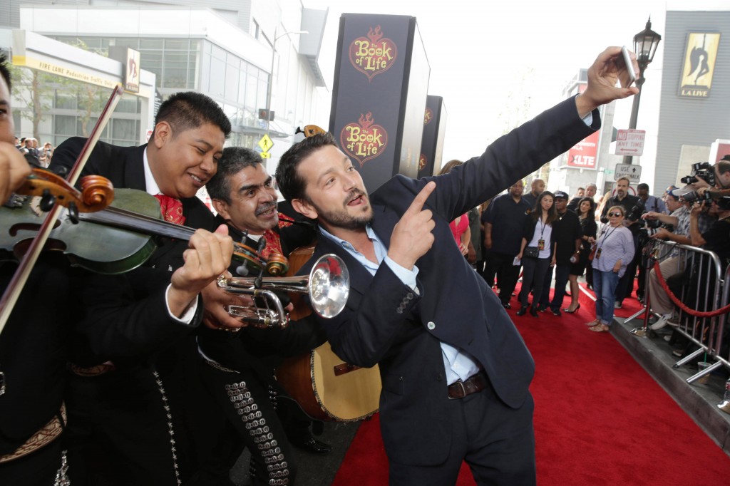 Diego Luna at the LA premier of The Book Of Life