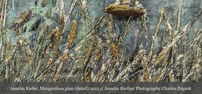 Anselm Kiefer, Morgenthau plan (detail) 2013 c. Anselm Kiether Photography Charles Duprat