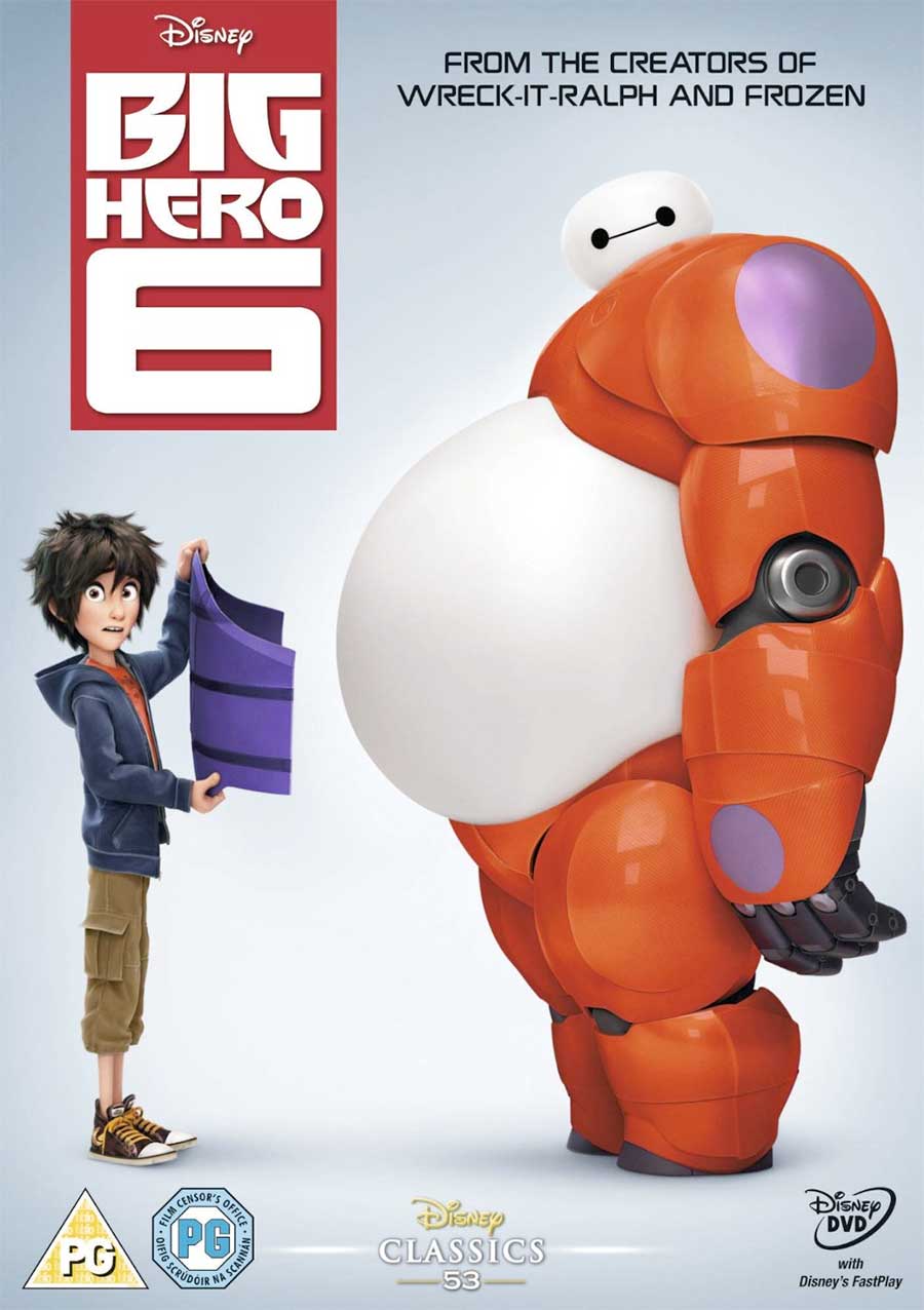 Big Hero 6 DVD Front Cover Tuppence