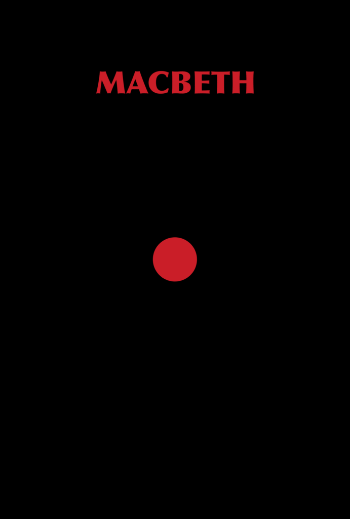 Macbeth 2015 minimalist poster
