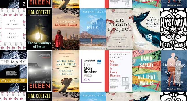 The 2016 Booker Prize longlist is announced
