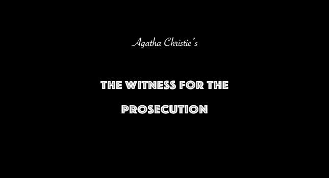 Agatha Christie The Witness For The Prosecution