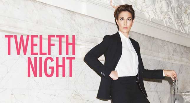 Tamsin Greig in Twelfth Night at the Olivier Theatre