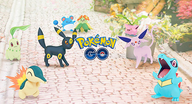 Pokémon Go update releases Johto region Pokémon