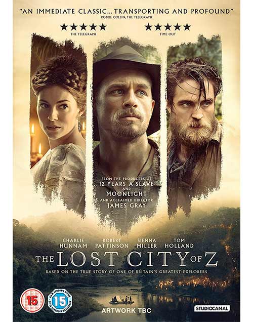 The Lost City Of Z UK DVD