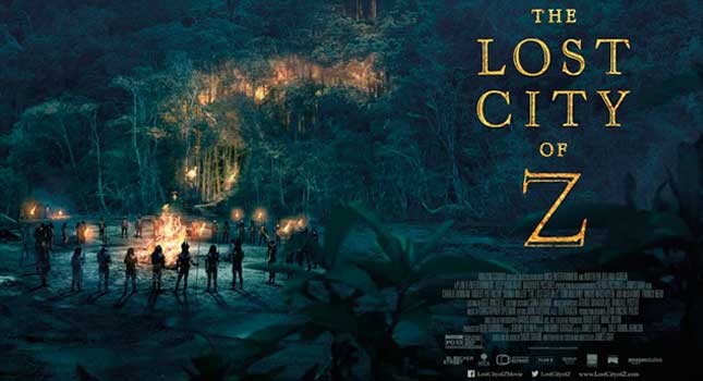 The Lost City Of Z cast, DVD release date, trailer and film details