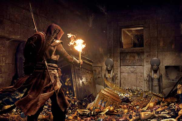 Assassin's Creed Origins - Bayek tomb raider