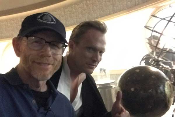 Paul Bettany and Ron Howard Han Solo Movie