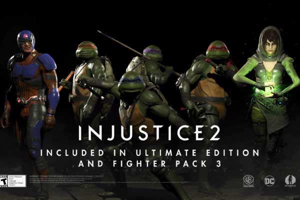 Teenage Mutant Ninja Turtles join the Injustice 2 roster with Fighter Pack 3 DLC