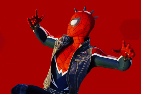 Spider-Man PS4 punk suit