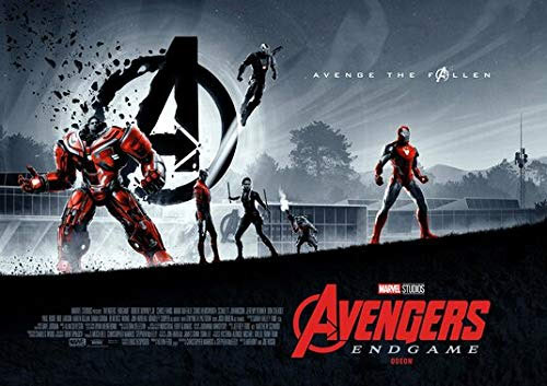 Avengers Endgame minimalist movie poster