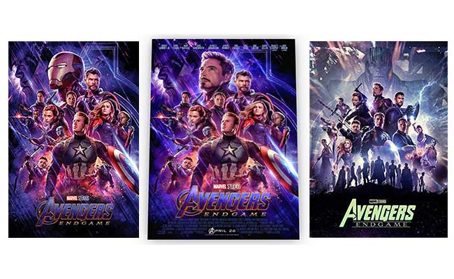Avengers Endgame movie posters