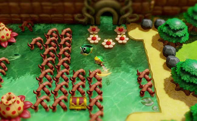 The Legend of Zelda Links Awakening Switch how to move rocks