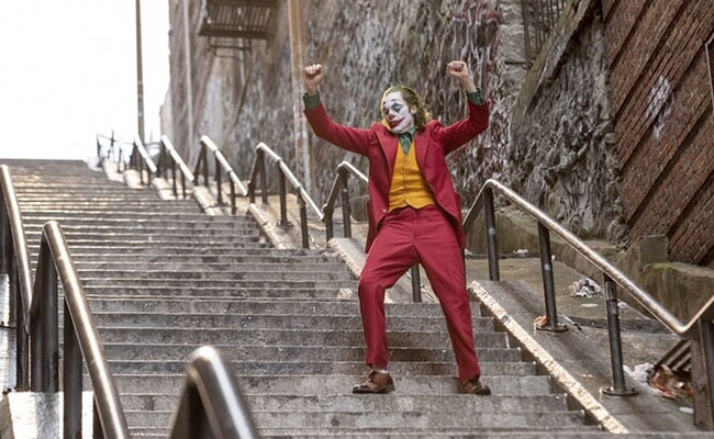 Joker stairs scene