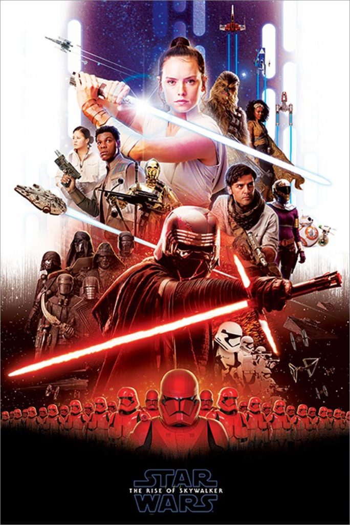 Star Wars The Rise Of Skywalker epic maxi movie poster