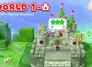 Super Mario 3D World + Bowser’s Fury World 1 Castle stamp