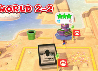 Super Mario 3D World + Bowser’s Fury World 2-2 Stamp and Stars