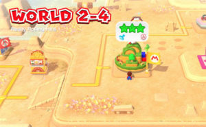 Super Mario 3D World + Bowser’s Fury World 2-4 Stars and Stamp
