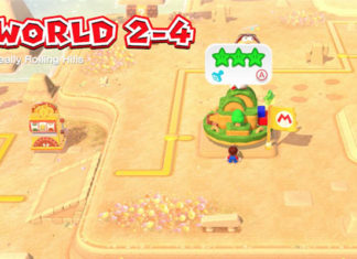 Super Mario 3D World + Bowser’s Fury World 2-4 Stars and Stamp