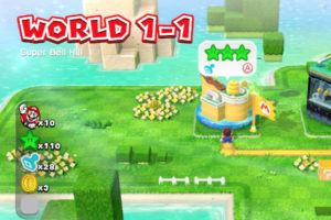 Super Mario 3D World + Bowser's Fury World 1-1 stars