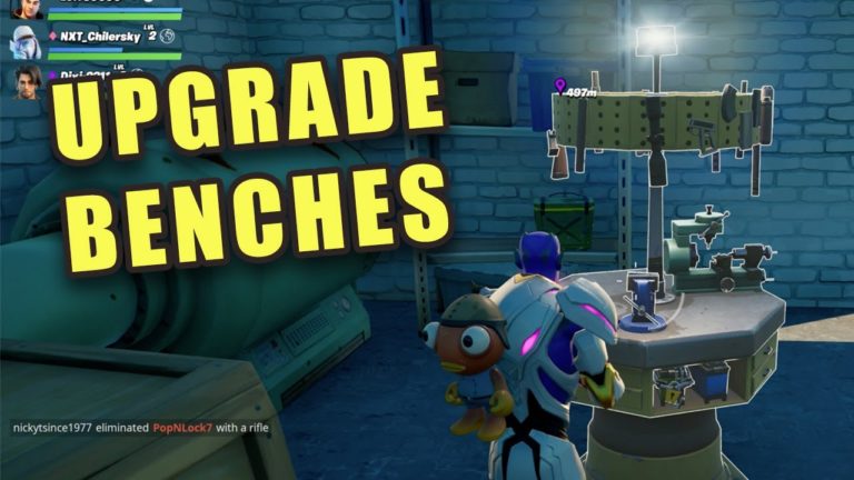 Fortnite Chapter 2 Season 7 upgrade bench locations