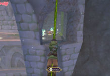 The Legend of Zelda Skyward Sword Switch Skyview Temple rope swing