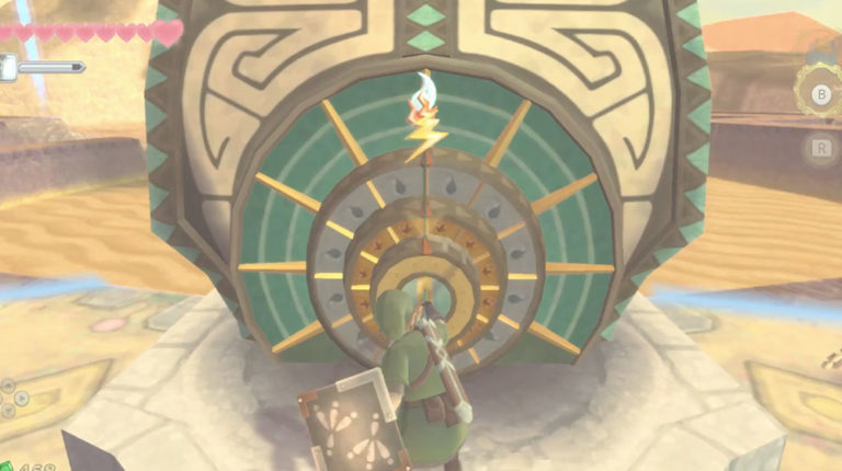The Legend of Zelda Skyward Sword how to turn & activate the Lanayru Desert power generator