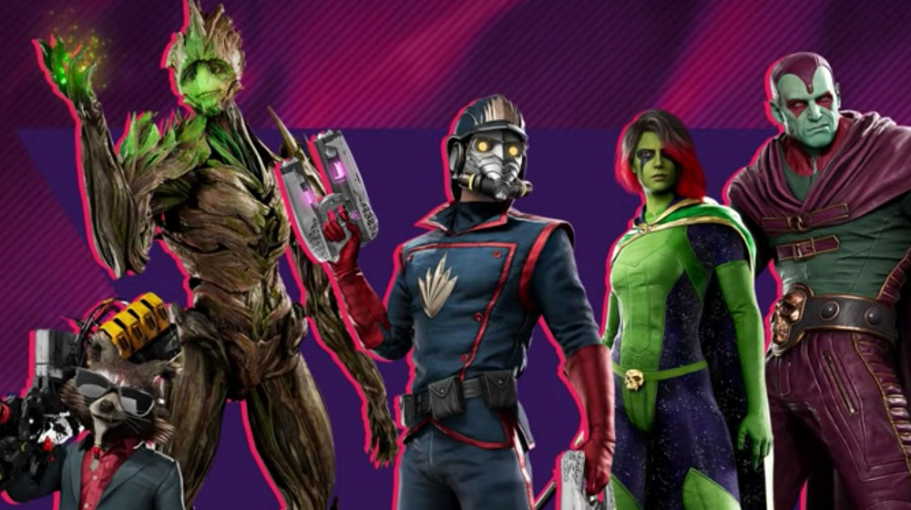 Marvel's Guardians of the Galaxy Throwback Guardians outfits