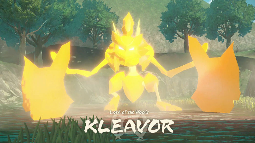 Pokémon Legends Arceus how to beat and catch noble frenzy Kleavor, Lord of the Woods