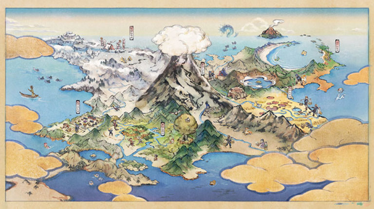 Pokémon Legends Arceus map size?
