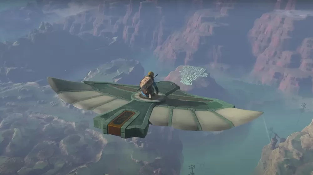 The Legend of Zelda Tears of the Kingdom dungeons glider