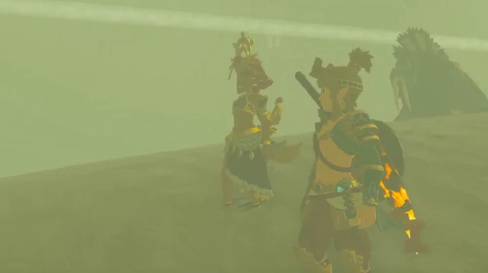 The Legend of Zelda Tears of the Kingdom Desert Voe Armor set