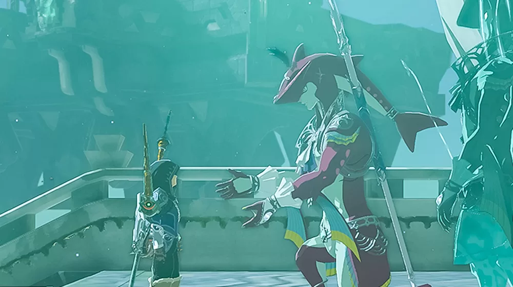 The Legend of Zelda Tears of the Kingdom how to get the Zora Armor to swim up waterfalls