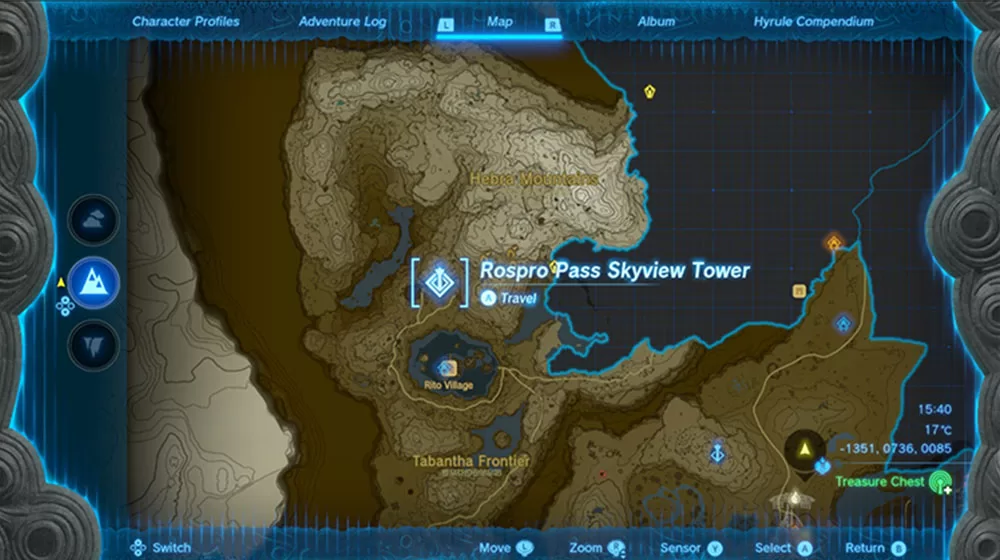 The Legend of Zelda Tears of the Kingdom how to get to Rito Village - Respro Pass Skyview Tower